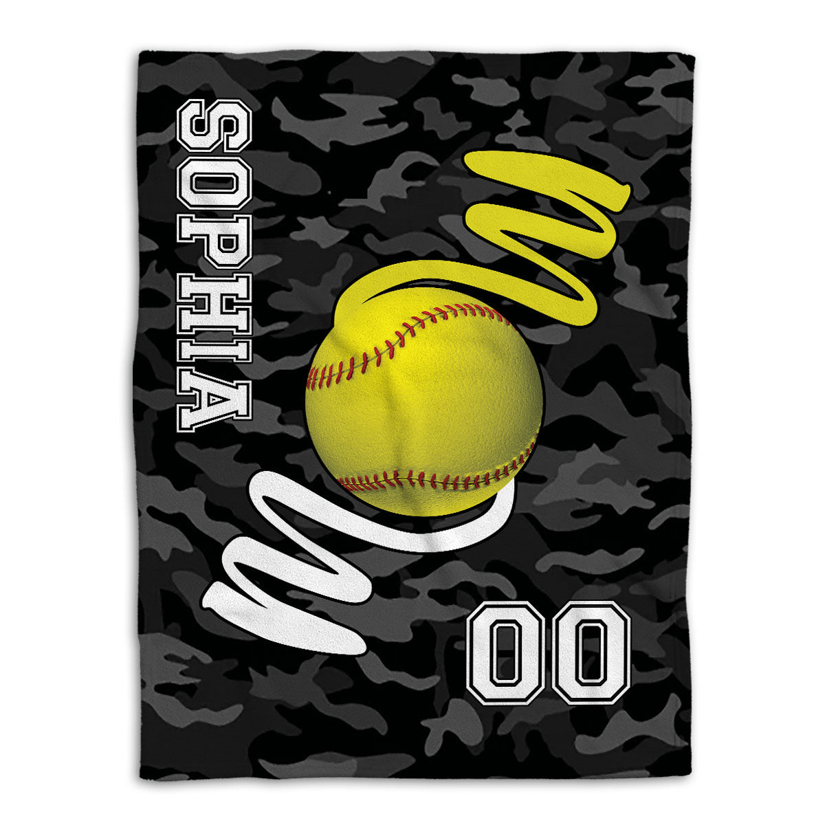 Ohaprints-Fleece-Sherpa-Blanket-Softball-Gift-For-Mom-Mother-Custom-Personalized-Name-Number-Soft-Throw-Blanket-636-Fleece Blanket