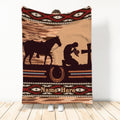 Ohaprints-Fleece-Sherpa-Blanket-Horse-Lover-Pray-Gift-For-Western-Cowboy-Cowgirl-Custom-Personalized-Name-Soft-Throw-Blanket-646-Sherpa Blanket