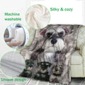 Ohaprints-Fleece-Sherpa-Blanket-Miniature-Schnauzer-Cute-Dog-Love-Schnauzer-Unique-Gift-For-Dog-Pet-Lover-Soft-Throw-Blanket-343-Fleece Blanket