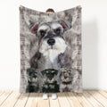 Ohaprints-Fleece-Sherpa-Blanket-Miniature-Schnauzer-Cute-Dog-Love-Schnauzer-Unique-Gift-For-Dog-Pet-Lover-Soft-Throw-Blanket-343-Sherpa Blanket