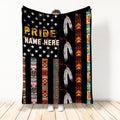 Ohaprints-Fleece-Sherpa-Blanket-Native-American-Native-Pride-Tribal-Boho-Pattern-Custom-Personalized-Name-Soft-Throw-Blanket-737-Sherpa Blanket