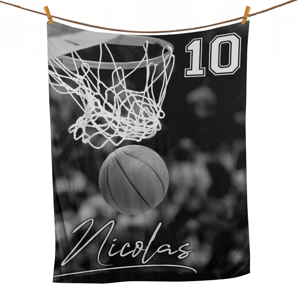 Ohaprints-Fleece-Sherpa-Blanket-Basketball-Gift-For-Son-Boy-Men-Custom-Personalized-Name-Number-Soft-Throw-Blanket-995-Fleece Blanket