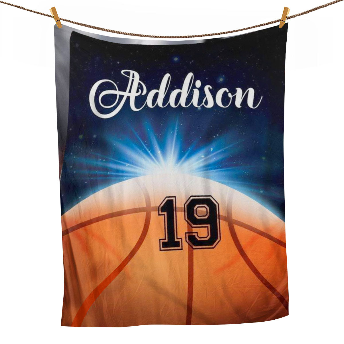 Ohaprints-Fleece-Sherpa-Blanket-Basketball-Gift-For-Son-Boy-Men-Custom-Personalized-Name-Number-Soft-Throw-Blanket-1012-Fleece Blanket