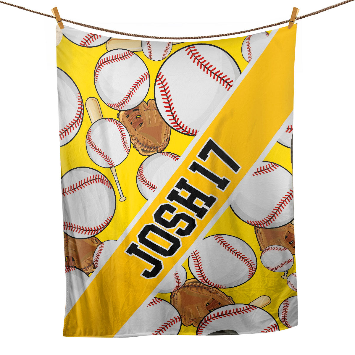 Ohaprints-Fleece-Sherpa-Blanket-Baseball-Gift-For-Son-Boy-Custom-Personalized-Name-Number-Soft-Throw-Blanket-1075-Fleece Blanket