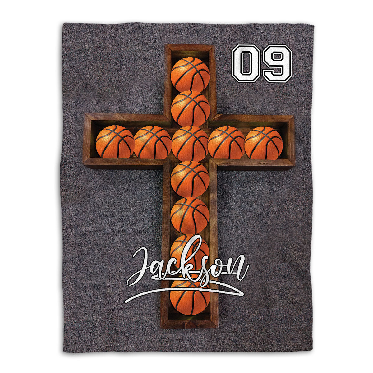 Ohaprints-Fleece-Sherpa-Blanket-Basketball-Gift-For-Son-Boy-Men-Custom-Personalized-Name-Number-Soft-Throw-Blanket-1089-Fleece Blanket