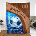 Ohaprints-Fleece-Sherpa-Blanket-Soccer-Ball-Sport-Lover-Gift-Custom-Personalized-Name-Number-Soft-Throw-Blanket-705-Sherpa Blanket