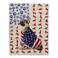 Ohaprints-Fleece-Sherpa-Blanket-German-Shepherd-American-Flag-Dog-Lover-Gift-Soft-Throw-Blanket-522-Fleece Blanket