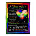 Ohaprints-Fleece-Sherpa-Blanket-Lgbt-I-Choose-You-Love-Pride-Couple-Gift-Soft-Throw-Blanket-431-Fleece Blanket