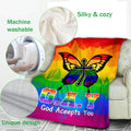 Ohaprints-Fleece-Sherpa-Blanket-Lgbt-Love-Is-Lover-Pride-Gift-Soft-Throw-Blanket-1105-Fleece Blanket