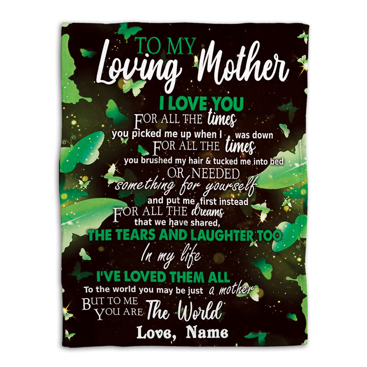 Personalized Blanket- To My Mommy Fleece Blanket First First Time Mom