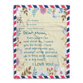 Ohaprints-Fleece-Sherpa-Blanket-Dear-Mom-I-Love-You-Gift-For-Mom-New-Mom-Bonus-Mom-Soft-Throw-Blanket-678-Fleece Blanket