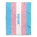 Ohaprints-Fleece-Sherpa-Blanket-Transgender-Flag-Lgbt-Lgbtq-Pride-Love-Is-Love-Custom-Personalized-Name-Soft-Throw-Blanket-378-Fleece Blanket