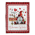 Ohaprints-Fleece-Sherpa-Blanket-Gnome-I-Love-Being-A-Gigi-Custom-Personalized-Name-Soft-Throw-Blanket-429-Fleece Blanket