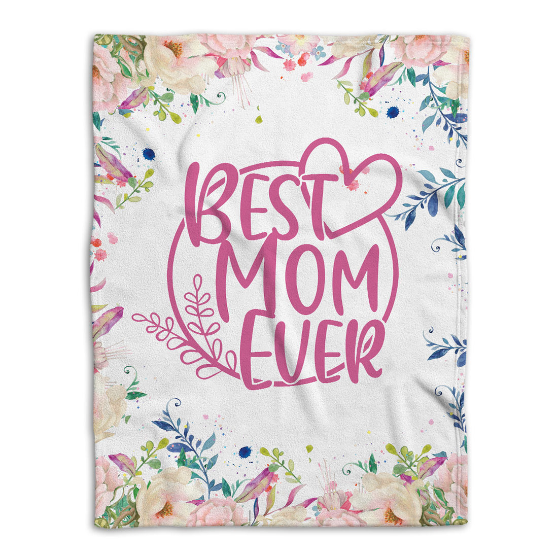 Ohaprints-Fleece-Sherpa-Blanket-Best-Mom-Ever-Gift-For-Mom-Wife-Women-Soft-Throw-Blanket-675-Fleece Blanket