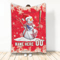 Ohaprints-Fleece-Sherpa-Blanket-Christmas-Baseball-Snowman-Snowflake-Custom-Personalized-Name-Number-Soft-Throw-Blanket-1930-Fleece Blanket