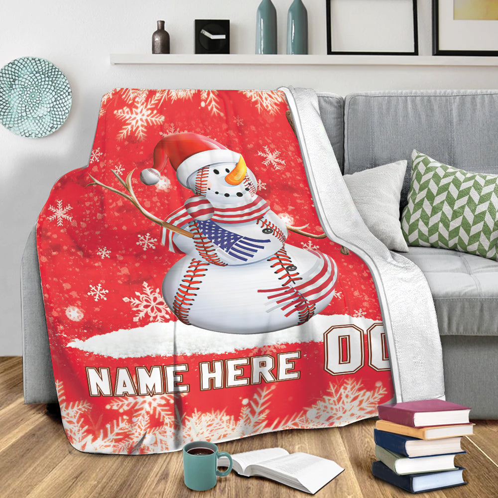 Ohaprints-Fleece-Sherpa-Blanket-Christmas-Baseball-Snowman-Snowflake-Custom-Personalized-Name-Number-Soft-Throw-Blanket-1930-Sherpa Blanket