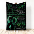 Ohaprints-Fleece-Sherpa-Blanket-To-My-Wife-Once-Upon-A-Time-God-Blessed-The-Broken-Road-Soft-Throw-Blanket-2149-Fleece Blanket
