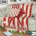 Ohaprints-Fleece-Sherpa-Blanket-Baseball-Player-Christmas-American-Flag-Custom-Personalized-Name-Number-Soft-Throw-Blanket-1992-Sherpa Blanket