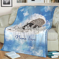 Ohaprints-Fleece-Sherpa-Blanket-Sibir-Husky-Sleeping-Angel-Wing-Pet-Dog-Memorials-Custom-Personalized-Name-Soft-Throw-Blanket-2018-Sherpa Blanket