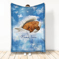 Ohaprints-Fleece-Sherpa-Blanket-Dachshund-Sleeping-Angel-Wing-Pet-Dog-Memorials-Custom-Personalized-Name-Soft-Throw-Blanket-2019-Fleece Blanket