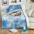 Ohaprints-Fleece-Sherpa-Blanket-White-Tiger-Sleeping-Angel-Wing-Pet-Animal-Memorials-Custom-Personalized-Name-Soft-Throw-Blanket-2022-Fleece Blanket