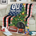 Ohaprints-Fleece-Sherpa-Blanket-American-Football-Flag-Christmas-Tree-Gift-Custom-Personalized-Name-Number-Soft-Throw-Blanket-2035-Sherpa Blanket