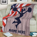 Ohaprints-Fleece-Sherpa-Blanket-Cheerleading-Cheerleader-American-Flag-Custom-Personalized-Name-Soft-Throw-Blanket-2167-Sherpa Blanket