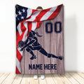 Ohaprints-Fleece-Sherpa-Blanket-Volleyball-Player-Girl-American-Flag-Custom-Personalized-Name-Number-Soft-Throw-Blanket-2168-Fleece Blanket