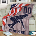 Ohaprints-Fleece-Sherpa-Blanket-American-Football-Player-Lineman-Us-Flag-Custom-Personalized-Name-Number-Soft-Throw-Blanket-2171-Sherpa Blanket