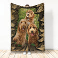 Ohaprints-Fleece-Sherpa-Blanket-Cute-Goldendoodle-Forest-Doodle-Funny-Dog-Gift-Soft-Throw-Blanket-2154-Fleece Blanket