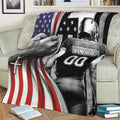 Ohaprints-Fleece-Sherpa-Blanket-Football-Player-Christian-American-Flags-Cross-Custom-Personalized-Name-Number-Soft-Throw-Blanket-2062-Sherpa Blanket