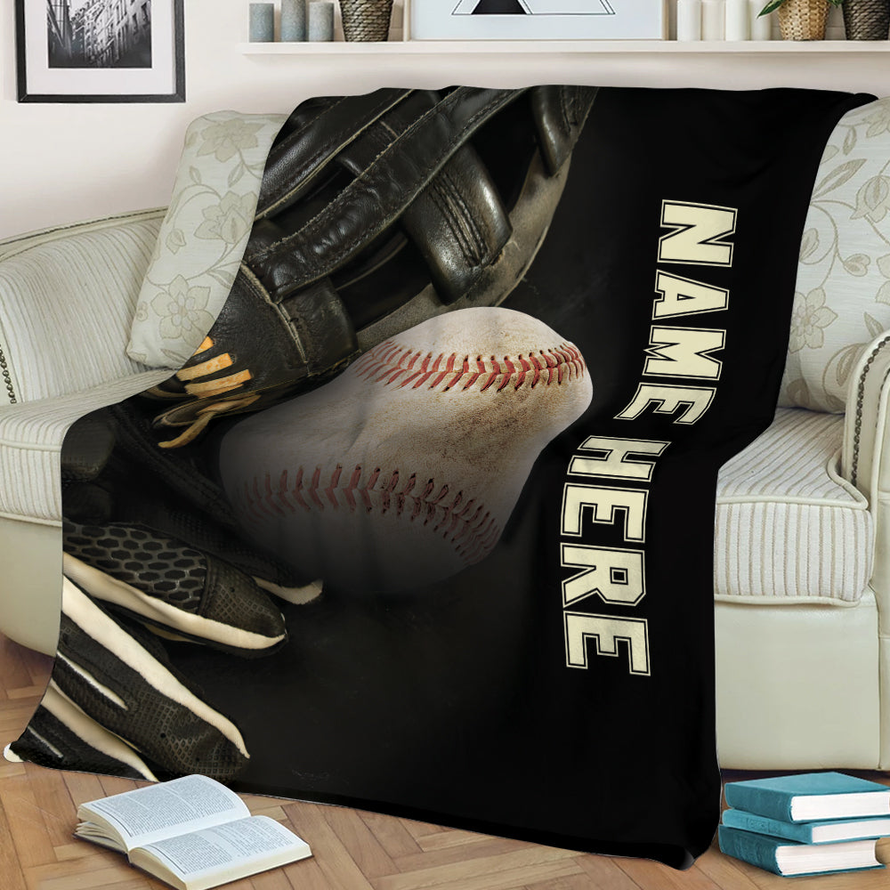 Ohaprints-Fleece-Sherpa-Blanket-Baseball-Player-Fan-Ball-Unique-Gift-For-Baseball-Fan-Custom-Personalized-Name-Soft-Throw-Blanket-2071-Sherpa Blanket