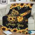 Ohaprints-Fleece-Sherpa-Blanket-Faith-Jesus-Christ-Butterfly-Sunflower-Christian-Gift-Custom-Personalized-Name-Soft-Throw-Blanket-2183-Sherpa Blanket