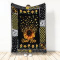 Ohaprints-Fleece-Sherpa-Blanket-Butterfly-Sunflower-Patchwork-Pattern-Custom-Personalized-Name-Soft-Throw-Blanket-2190-Fleece Blanket