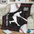 Ohaprints-Fleece-Sherpa-Blanket-Baseball-Ball-Player-Black-Camo-Sports-Gift-Custom-Personalized-Name-Number-Soft-Throw-Blanket-2205-Sherpa Blanket