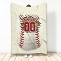 Ohaprints-Fleece-Sherpa-Blanket-Baseball-Vintage-Ball-Pattern-For-Sports-Lover-Custom-Personalized-Name-Number-Soft-Throw-Blanket-2210-Fleece Blanket