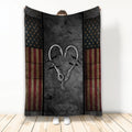 Ohaprints-Fleece-Sherpa-Blanket-Fishing-Hook-Heart-American-Fisherman-Unique-Gift-Soft-Throw-Blanket-2214-Fleece Blanket