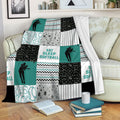 Ohaprints-Fleece-Sherpa-Blanket-Softball-Girl-Pitcher-Player-Fan-Patchwork-Soft-Throw-Blanket-2238-Fleece Blanket