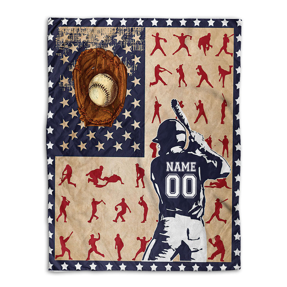 Ohaprints-Fleece-Sherpa-Blanket-Baseball-Gift-For-Son-Boy-Custom-Personalized-Name-Number-Soft-Throw-Blanket-28-Fleece Blanket