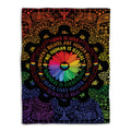 Ohaprints-Fleece-Sherpa-Blanket-Mandala-Pattern-Love-Is-Love-Rainbow-Sunflower-Lgbt-Pride-Gay-Lesbian-Soft-Throw-Blanket-539-Fleece Blanket