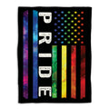 Ohaprints-Fleece-Sherpa-Blanket-American-Us-Rainbow-Flag-Lgbt-Pride-Gay-Lesbian-Soft-Throw-Blanket-432-Fleece Blanket