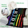 Ohaprints-Fleece-Sherpa-Blanket-American-Us-Rainbow-Flag-Lgbt-Pride-Gay-Lesbian-Soft-Throw-Blanket-432-Fleece Blanket