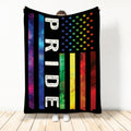 Ohaprints-Fleece-Sherpa-Blanket-American-Us-Rainbow-Flag-Lgbt-Pride-Gay-Lesbian-Soft-Throw-Blanket-432-Sherpa Blanket