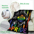 Ohaprints-Fleece-Sherpa-Blanket-Love-Is-Love-American-Us-Rainbow-Flag-Lgbt-Pride-Gay-Lesbian-Soft-Throw-Blanket-563-Fleece Blanket