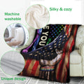 Ohaprints-Fleece-Sherpa-Blanket-Lgbt-Pride-Be-You-American-Us-Rainbow-Flag-Gay-Lesbian-Soft-Throw-Blanket-511-Fleece Blanket