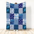 Ohaprints-Fleece-Sherpa-Blanket-Patchwork-Sea-Turtle-Live-Love-Laugh-Sea-Animal-Lover-Soft-Throw-Blanket-714-Sherpa Blanket