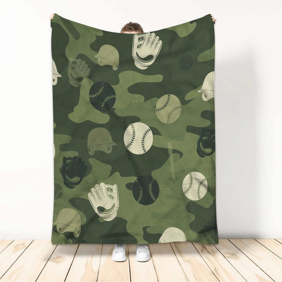 Ohaprints-Fleece-Sherpa-Blanket-Softball-Gift-For-Daughter-Girl-Soft-Throw-Blanket-68-Sherpa Blanket