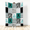 Ohaprints-Fleece-Sherpa-Blanket-Baseball-Gift-For-Son-Boy-Soft-Throw-Blanket-100-Sherpa Blanket