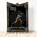 Ohaprints-Fleece-Sherpa-Blanket-Baseball-Gift-For-Son-Boy-Custom-Personalized-Name-Number-Soft-Throw-Blanket-141-Sherpa Blanket