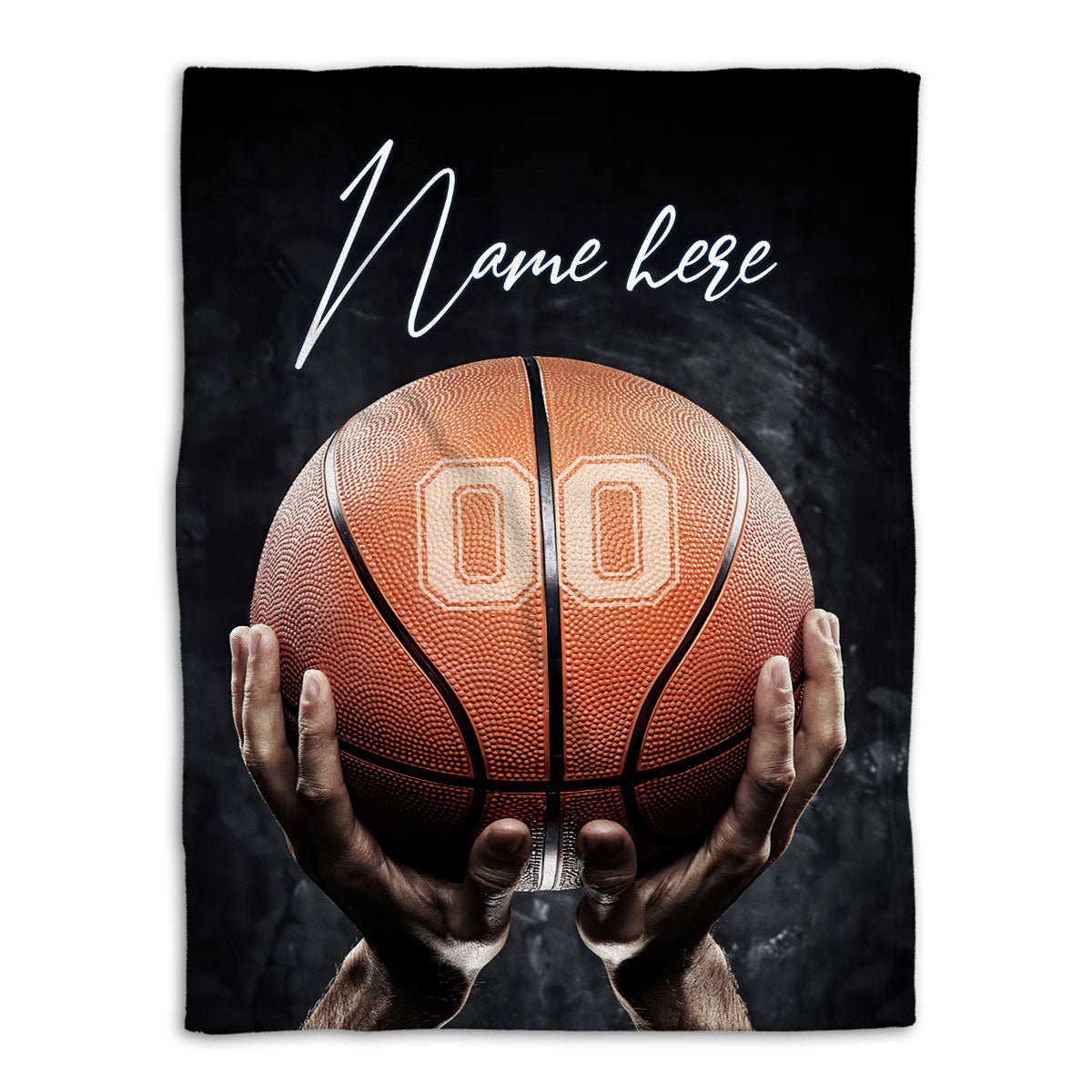 Ohaprints-Fleece-Sherpa-Blanket-Basketball-Gift-For-Son-Boy-Men-Custom-Personalized-Name-Number-Soft-Throw-Blanket-210-Fleece Blanket